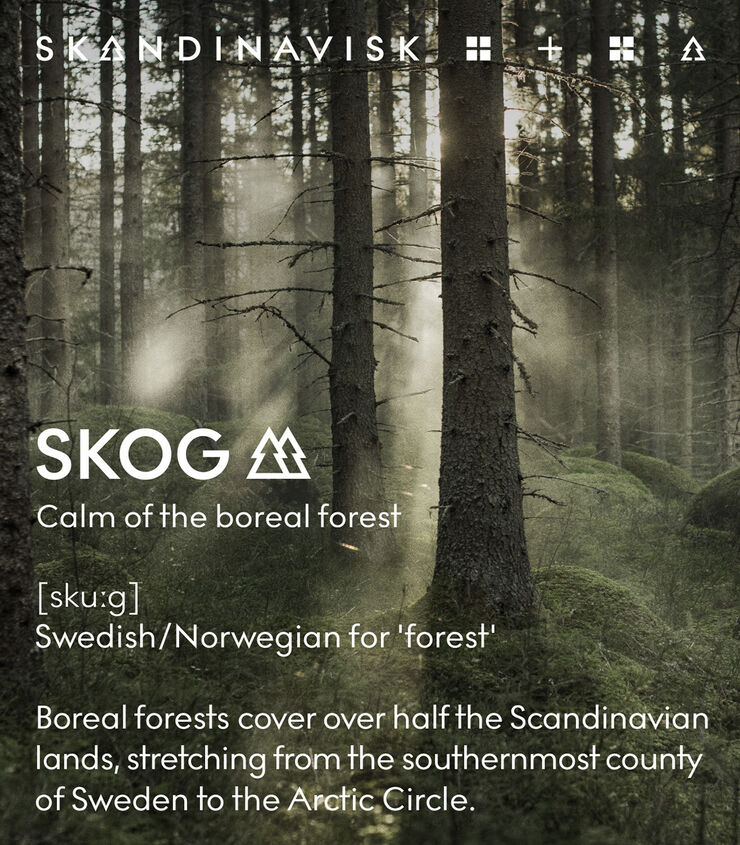 SKOG Scented Candle w Lid 200g