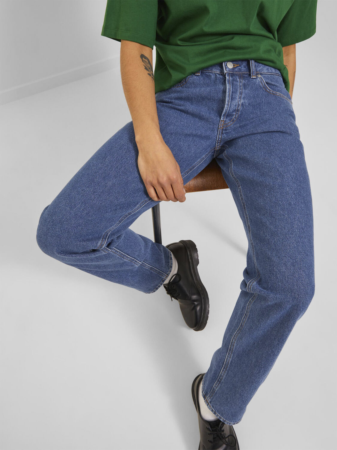 JXSEOUL STRAIGHT LW JEANS R3058 DNM