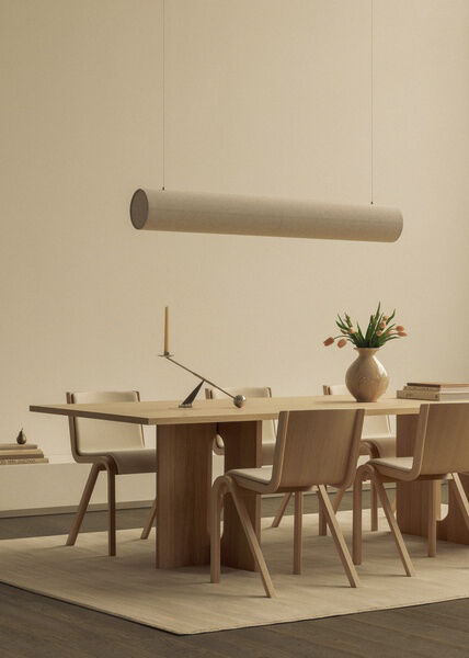 Hashira Linear Pendant Lamp, Raw, CE