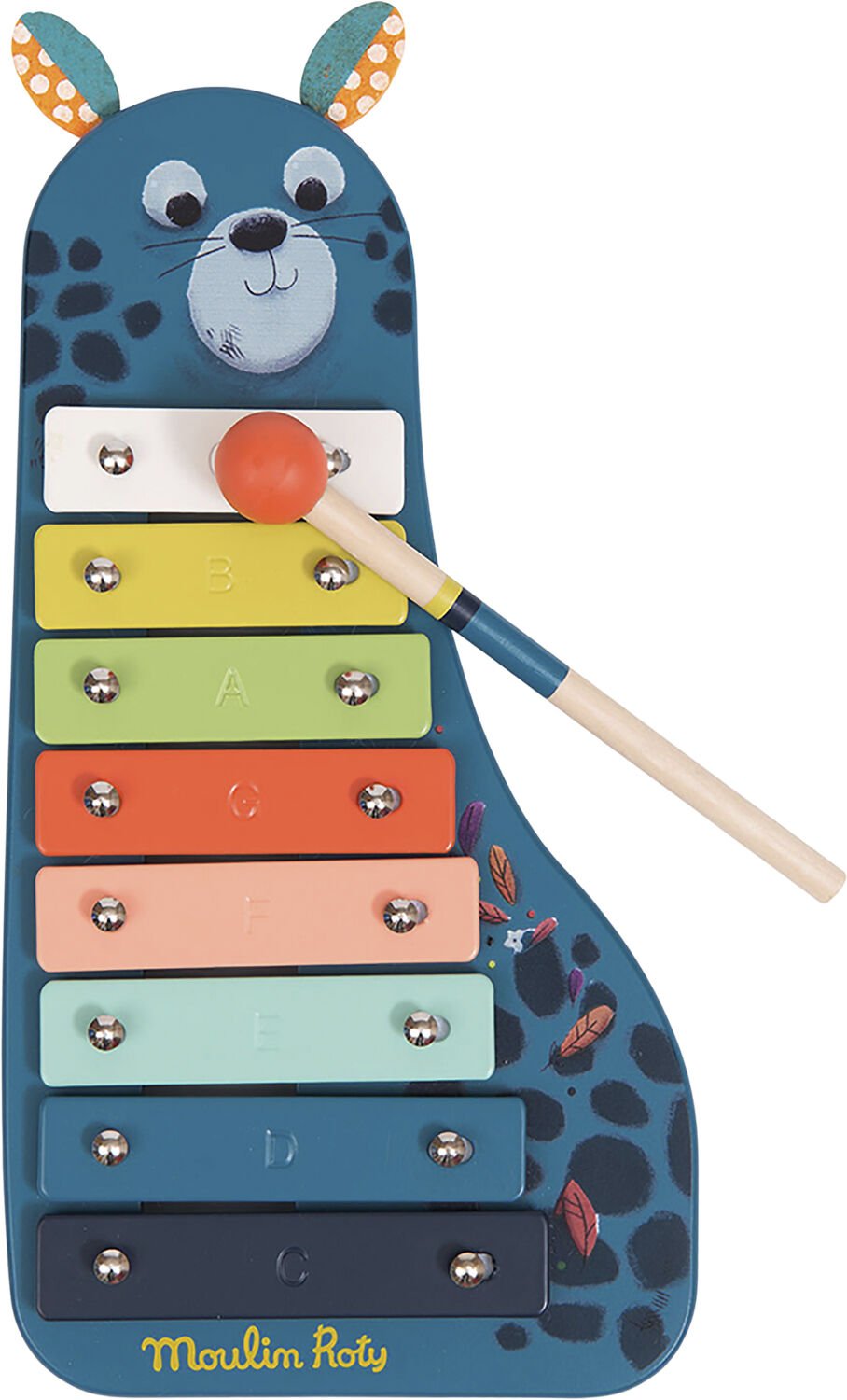 Moulin Roty - Xylofon i metal