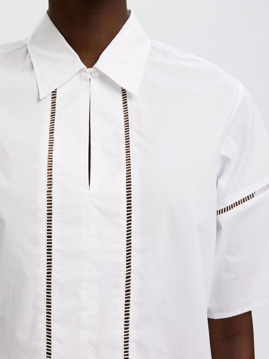 Slfdelia 2/4 Boxy Ladder Stitch Top B
