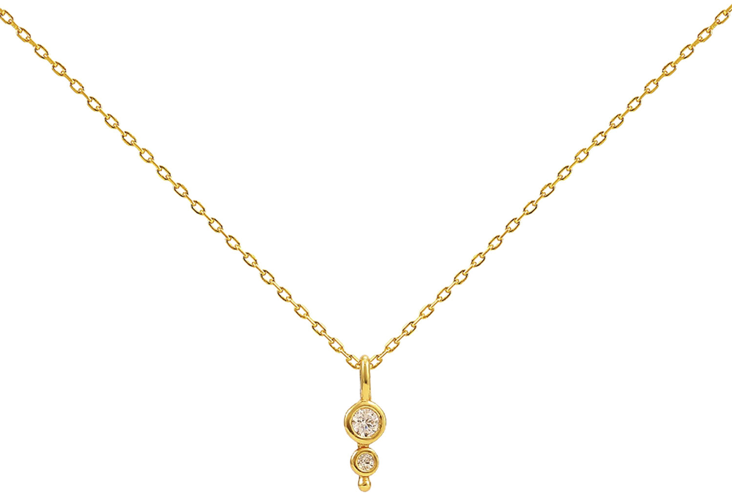 Magnolia pendant halsk&aelig;de