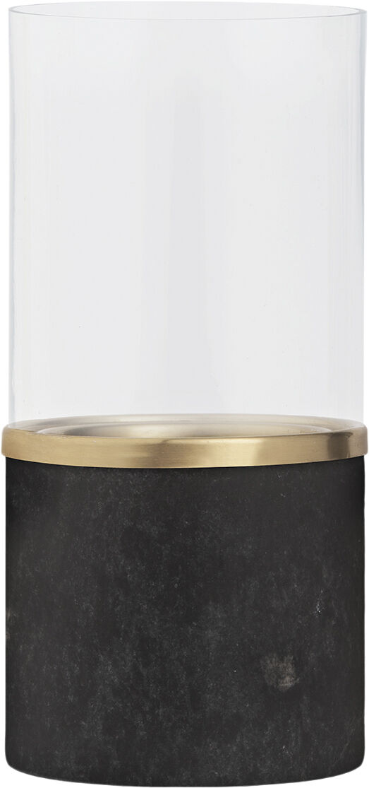 Marble lantern, Galaxy black, 8x17,1 cm