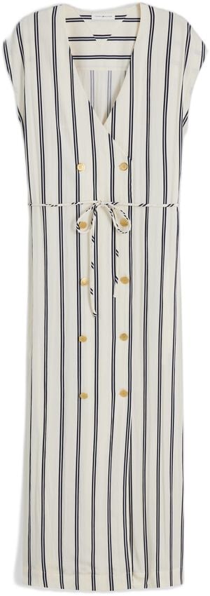NAUTICAL STRIPE NS MIDI DRESS