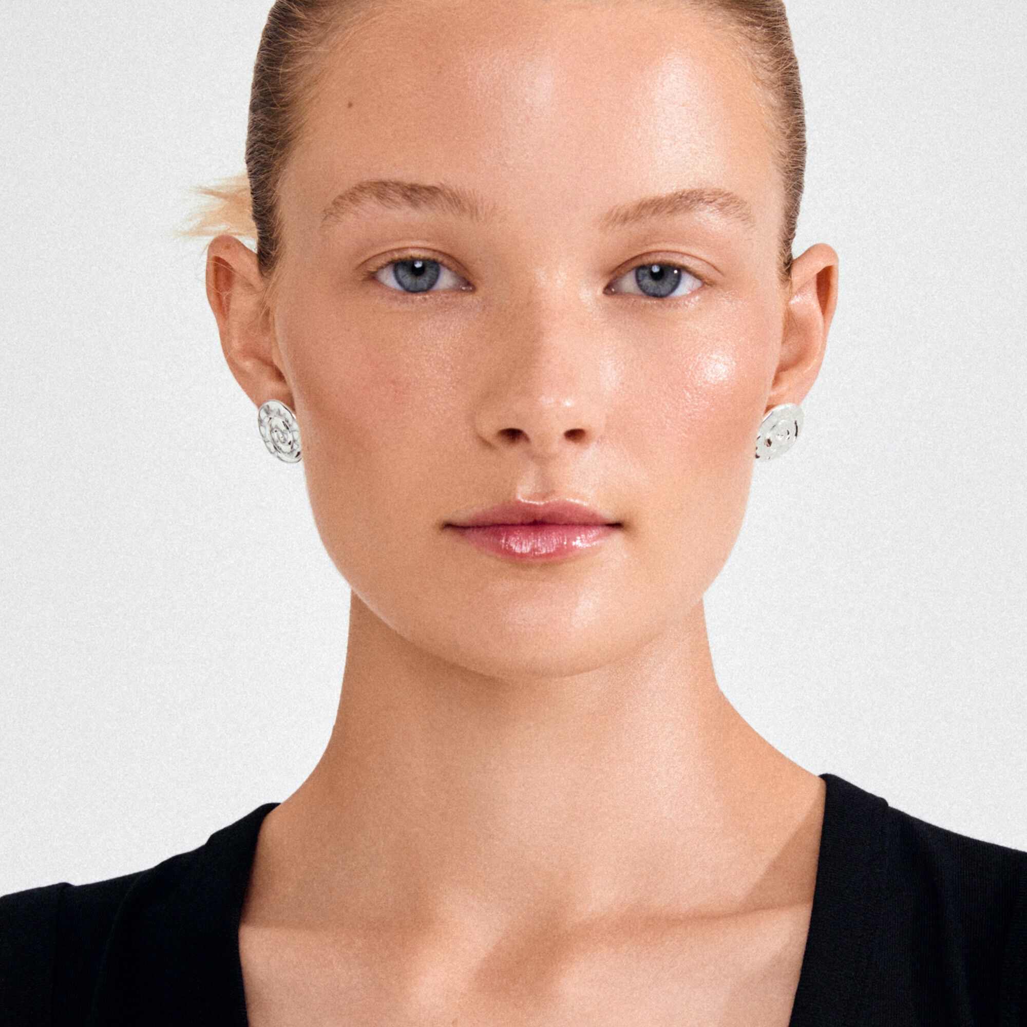 HAZE earrings silver-plated