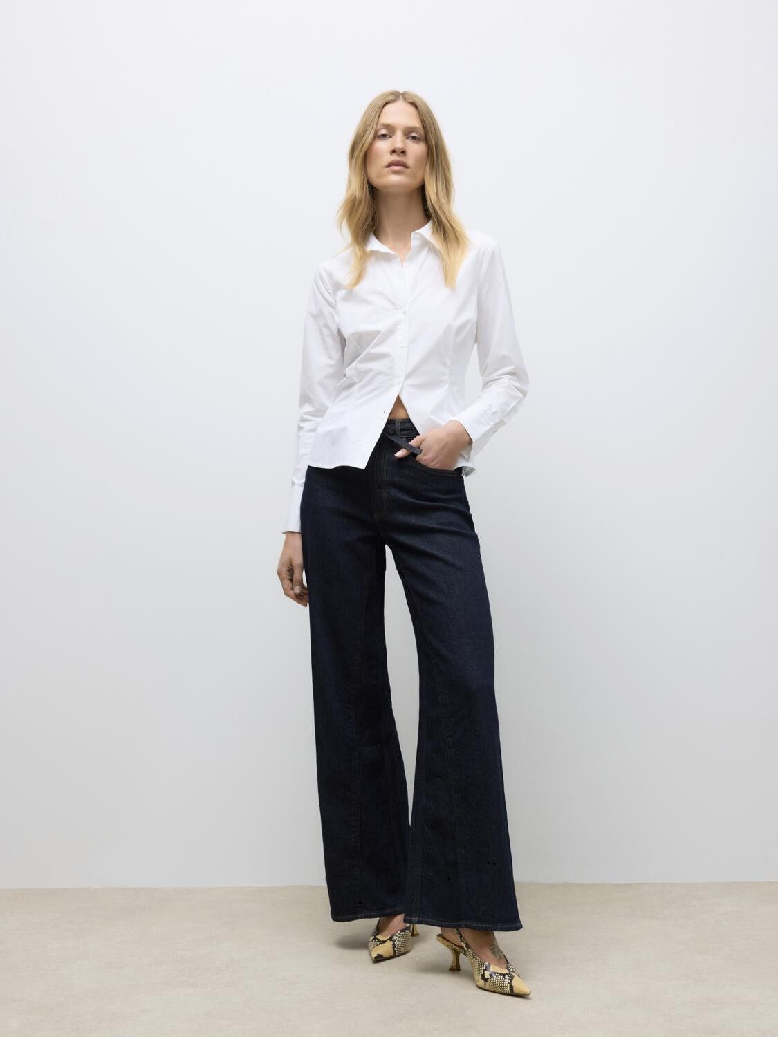Awmaddie Hr Belt Wide Jeans Ra392