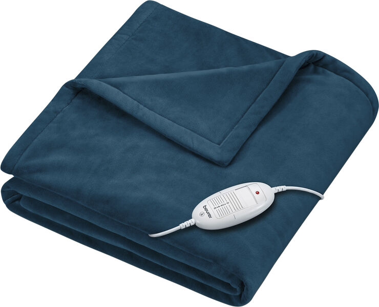 Varmeteppe i blått 180 cm x 130 cm HD 75 OC