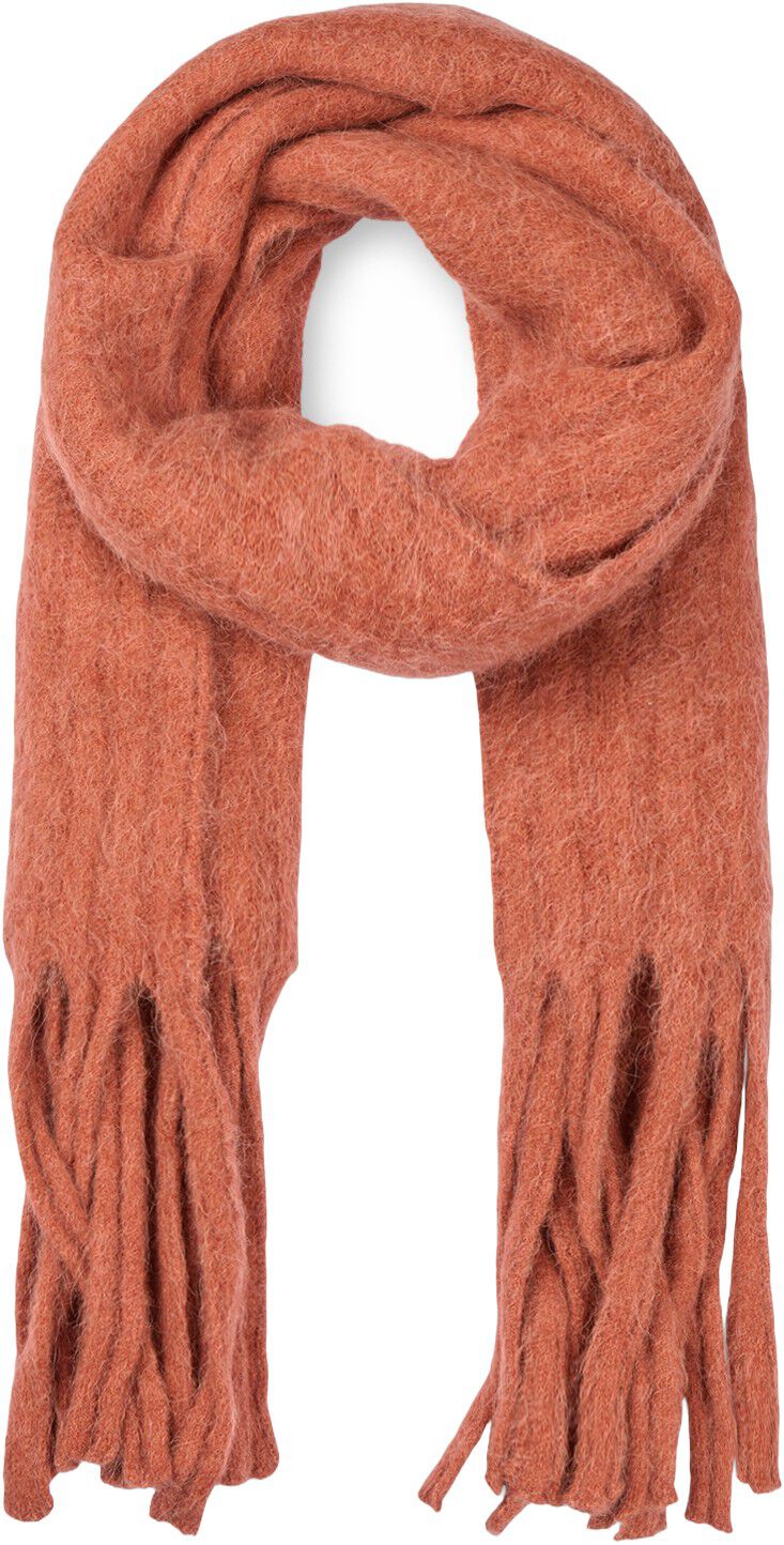 Fluffy knit scarf - Emillia