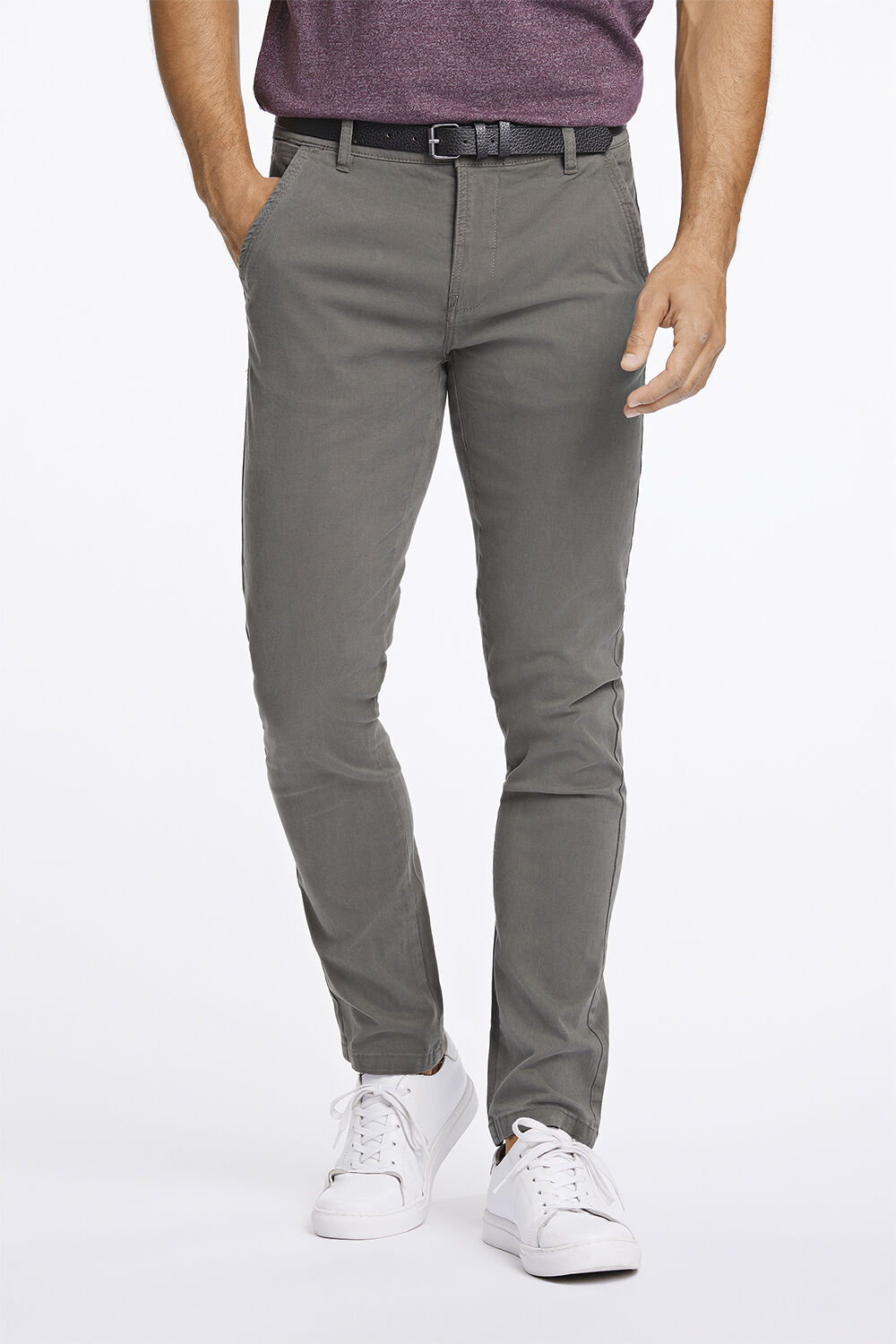 Chino m. b&aelig;lte & stretch