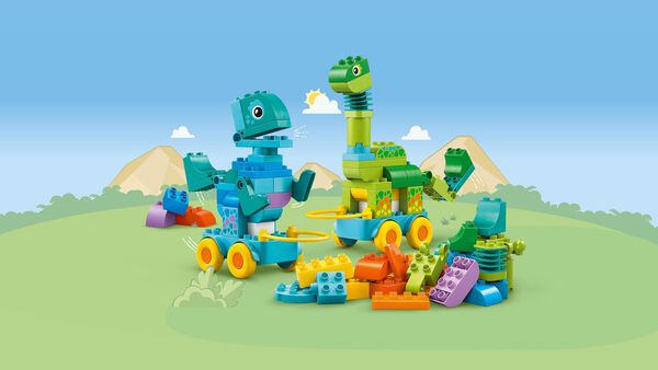 3-i-1-dinosaurer på hjul 10451