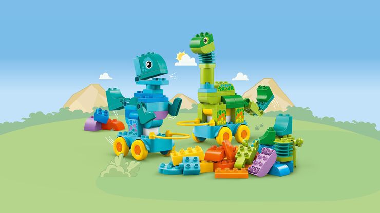 3-i-1-dinosaurer på hjul 10451