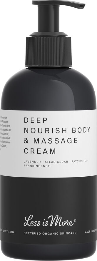 Organic Deep Nourish Body & Massage Cream lavender