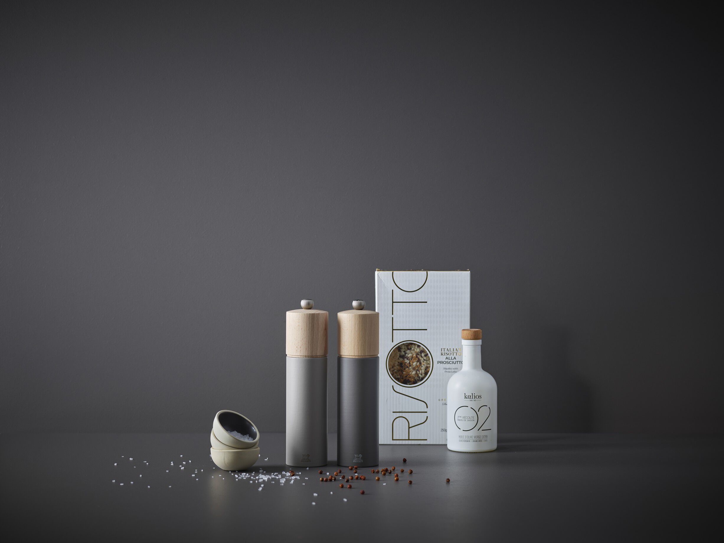 Pepperkvern Boreal 21 cm Rock Grey B&oslash;k