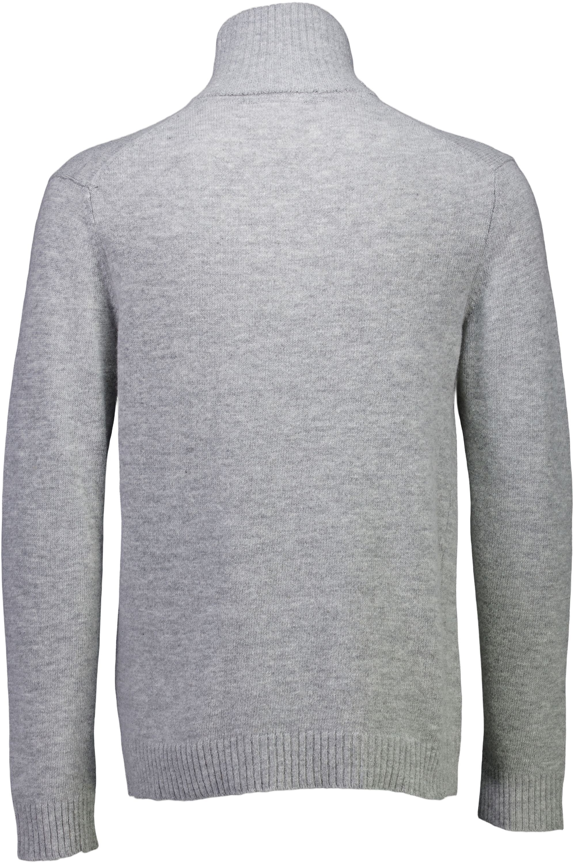 Lambswool half zip knit