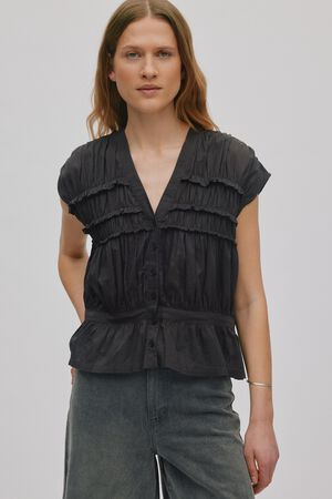 Voile frill top - Elenor