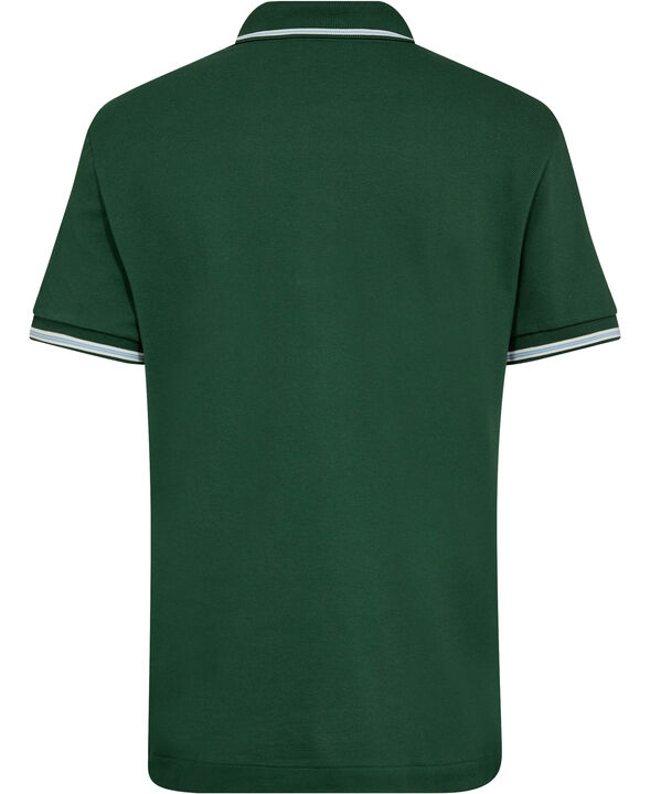 SHORT SLEEVED RIBBED COLLAR SHIRT