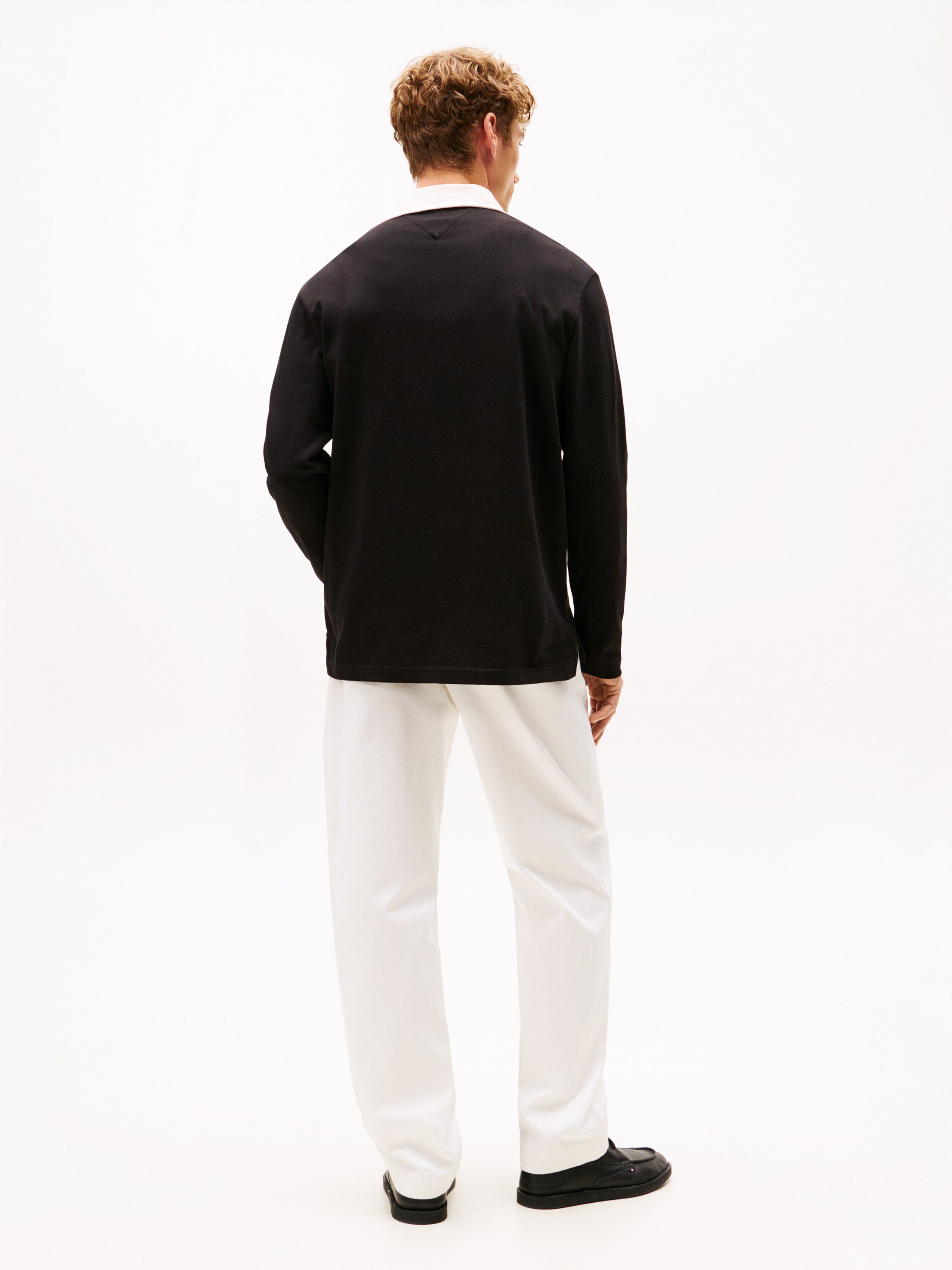 Logo Appliqu&eacute; Relaxed Rugby Polo Shirt