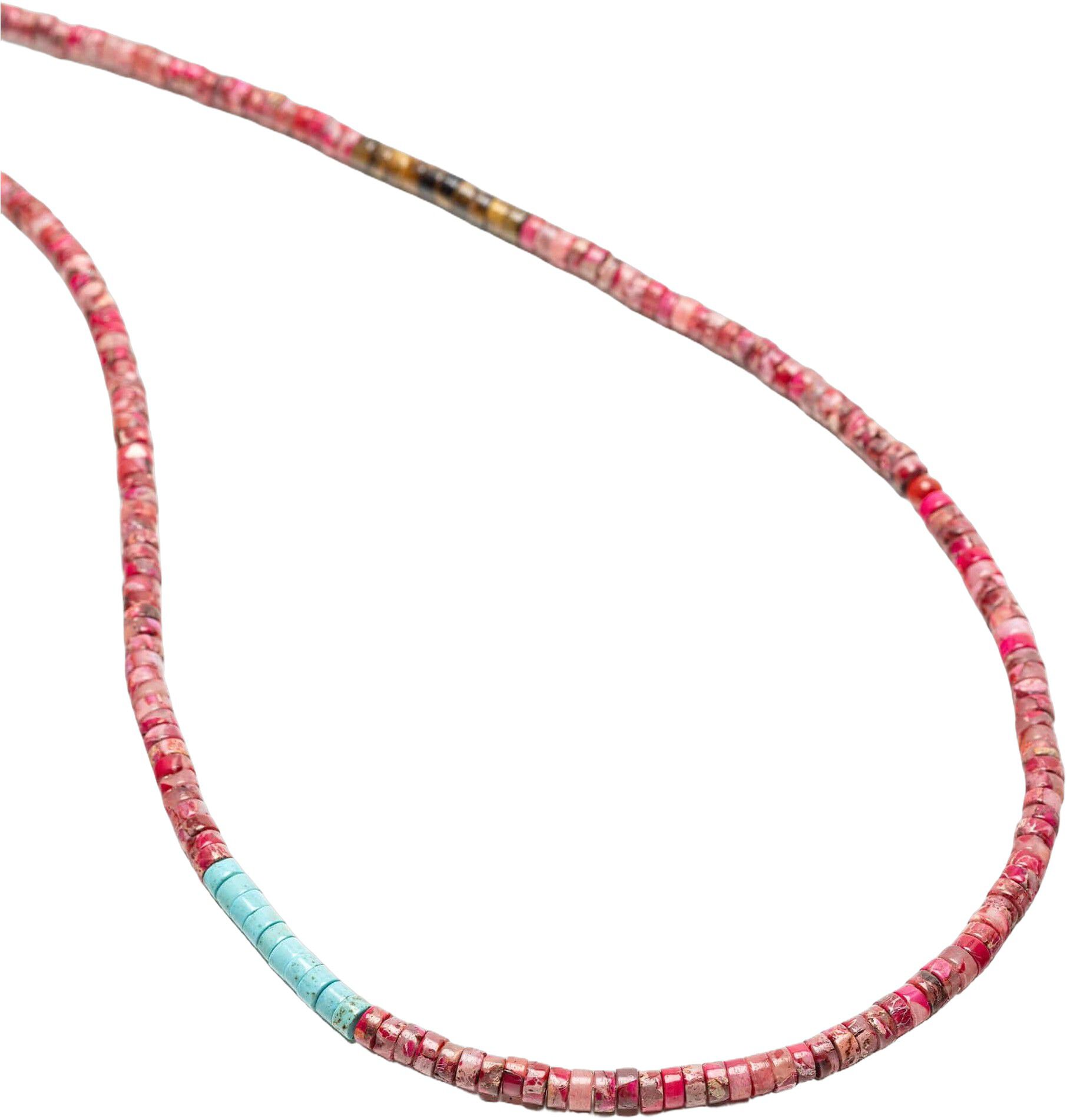 Red Jasper Heishi Necklace