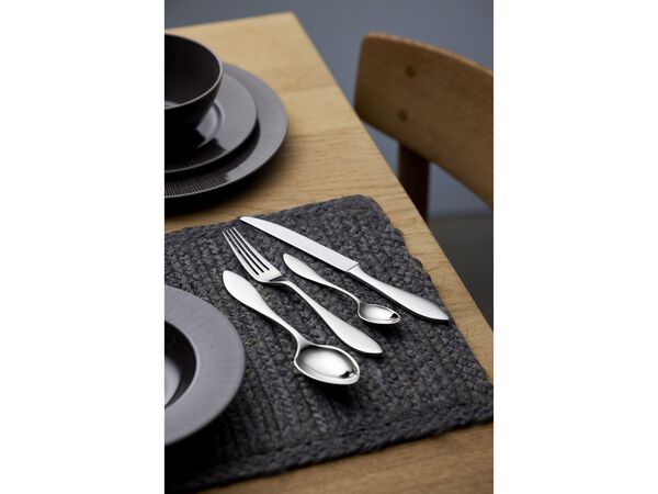 Bestikksett Indra 16 deler Blankt stål