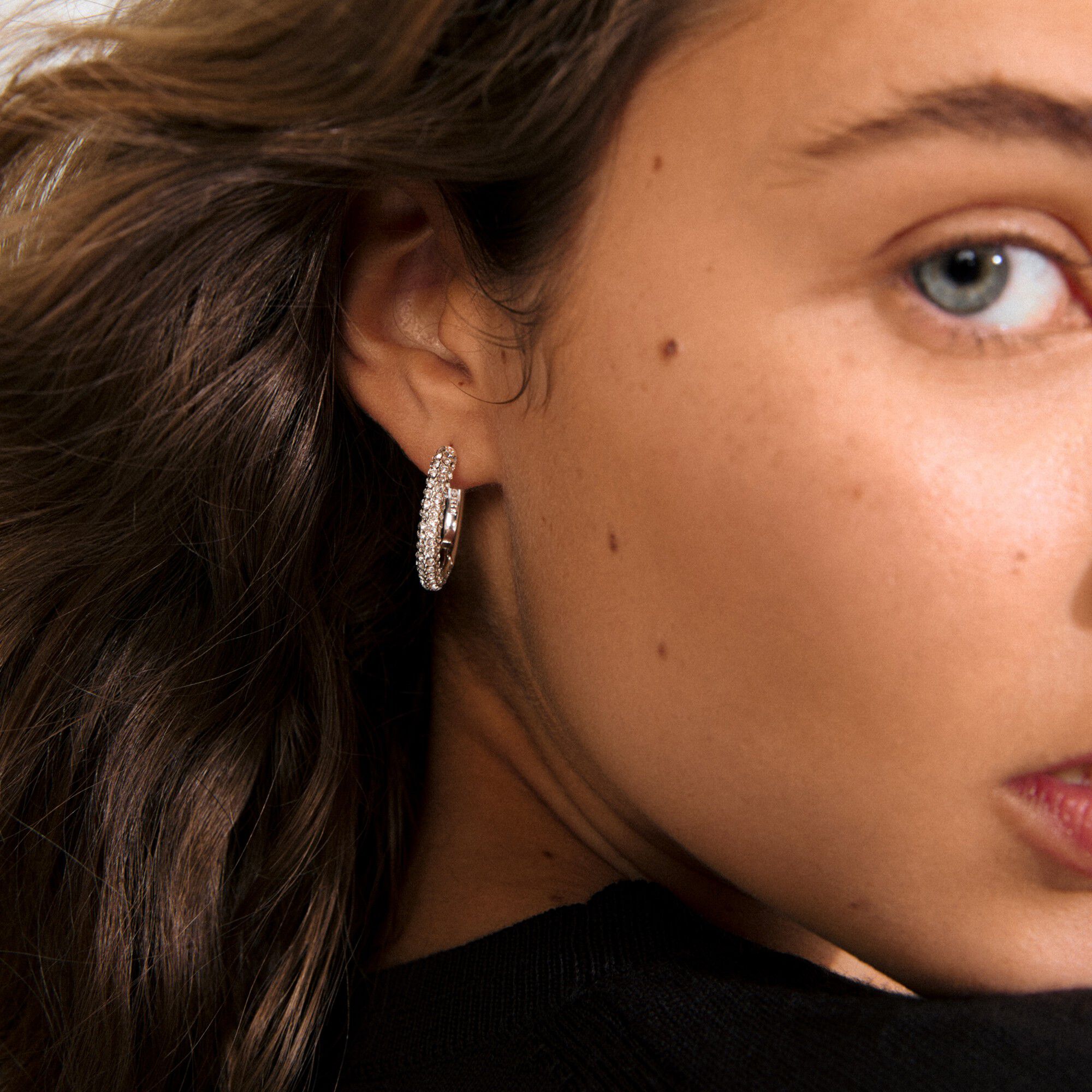 TATUM large hoops silver-plated