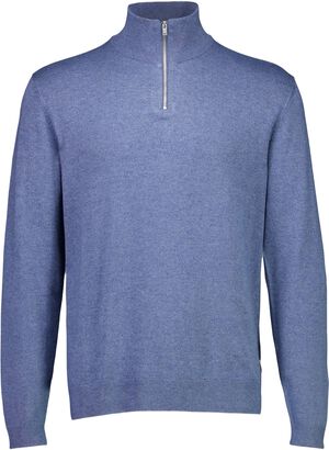 Ecovero half zip L/S knit