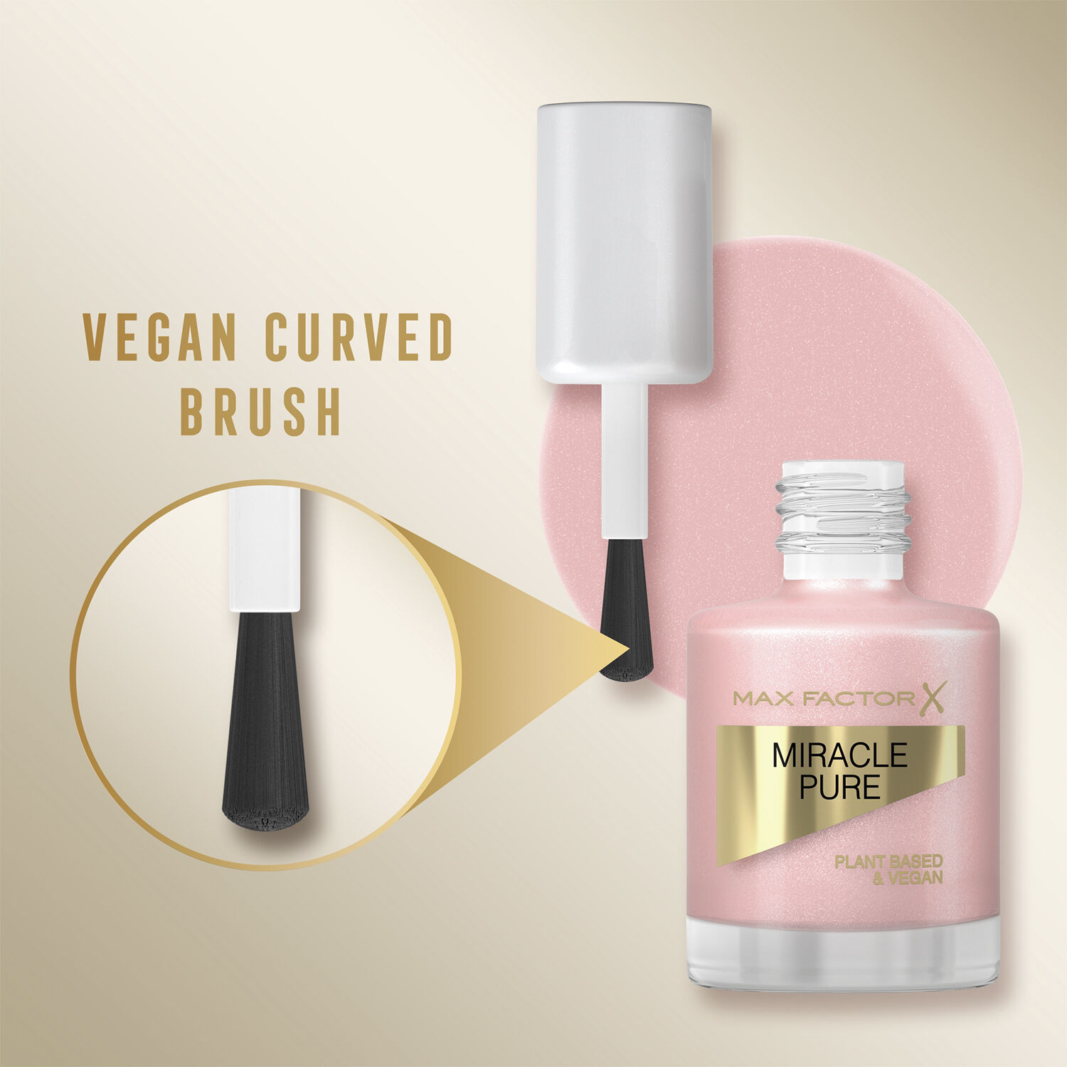 Max Factor Miracle Pure Nail Polish, 202 Natural Pearl, 1. 85 g