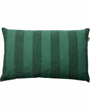 STRIPE/GRN, PYNTEPUDE 30X50 CM