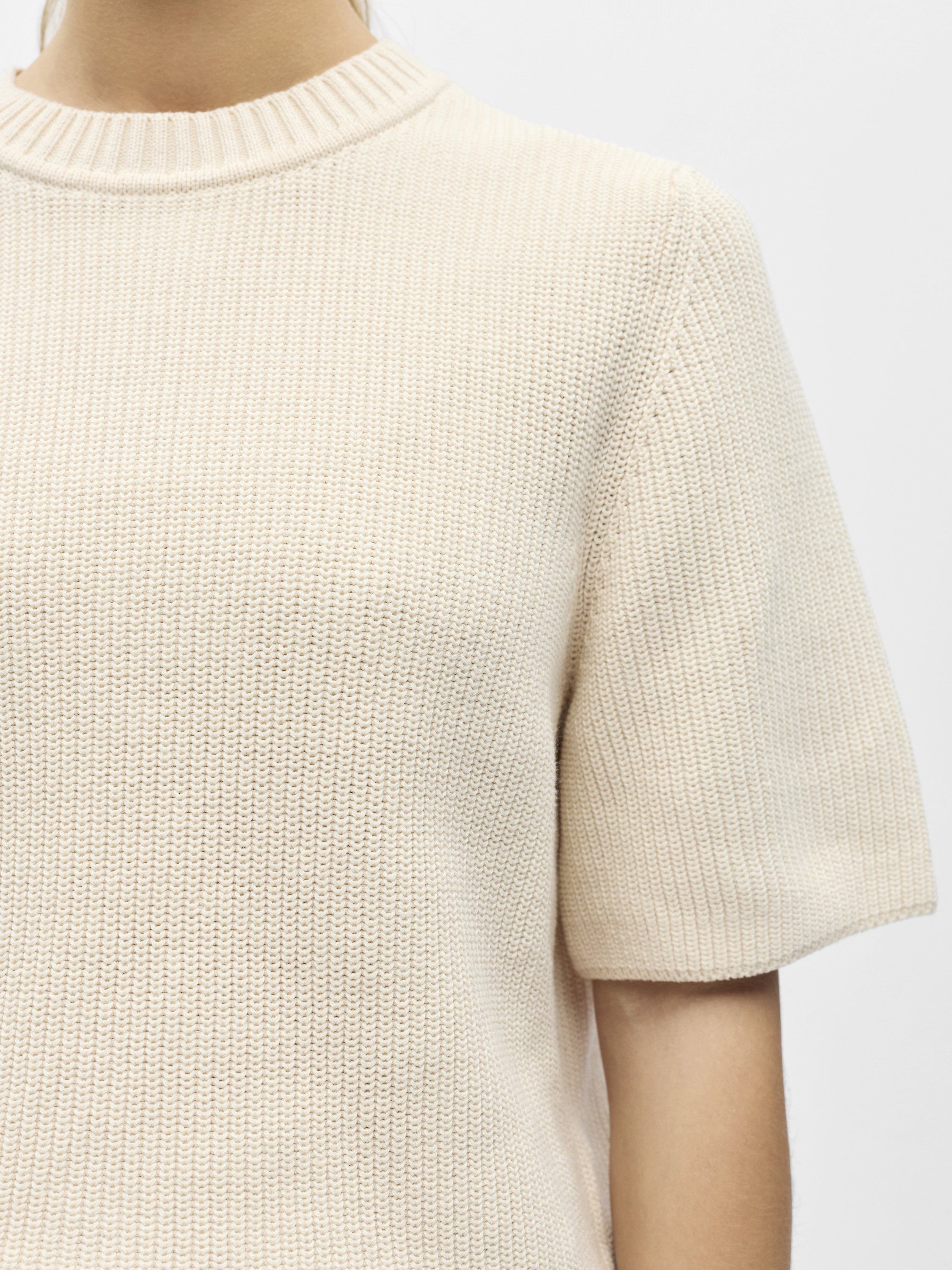 Objflo S/S Re Knit Pullover Noos