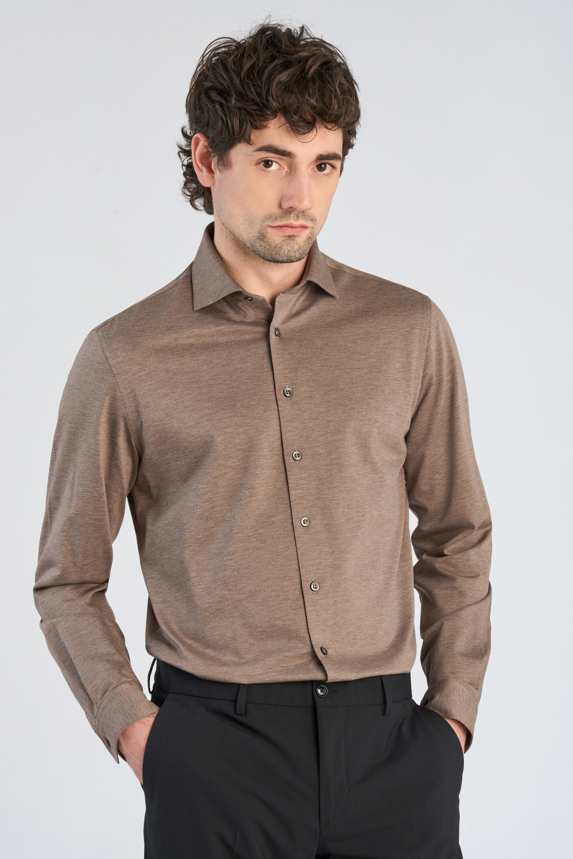 Superflex knitted shirt L/S