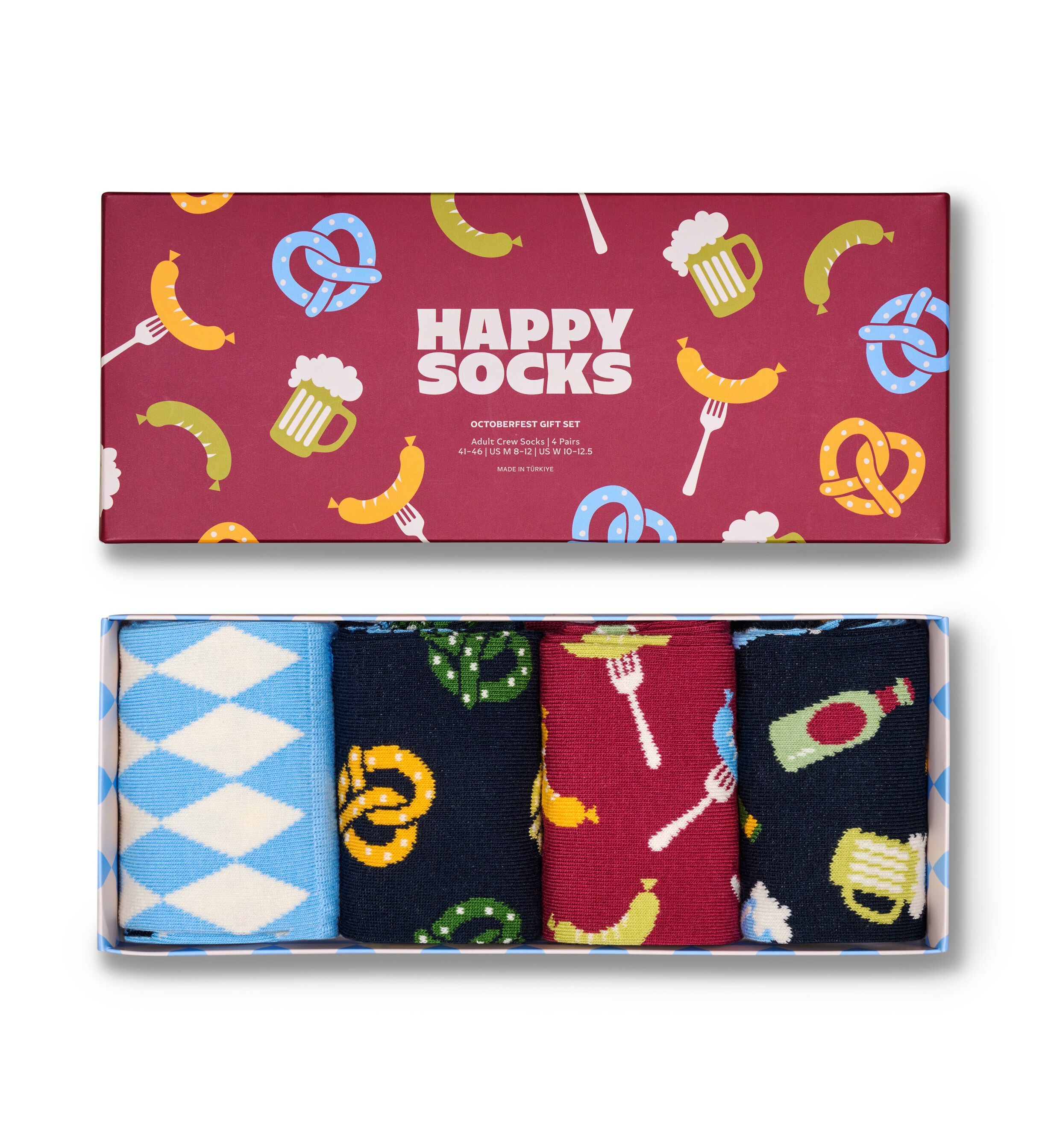 4-Pack Octoberfest Socks Gift Set