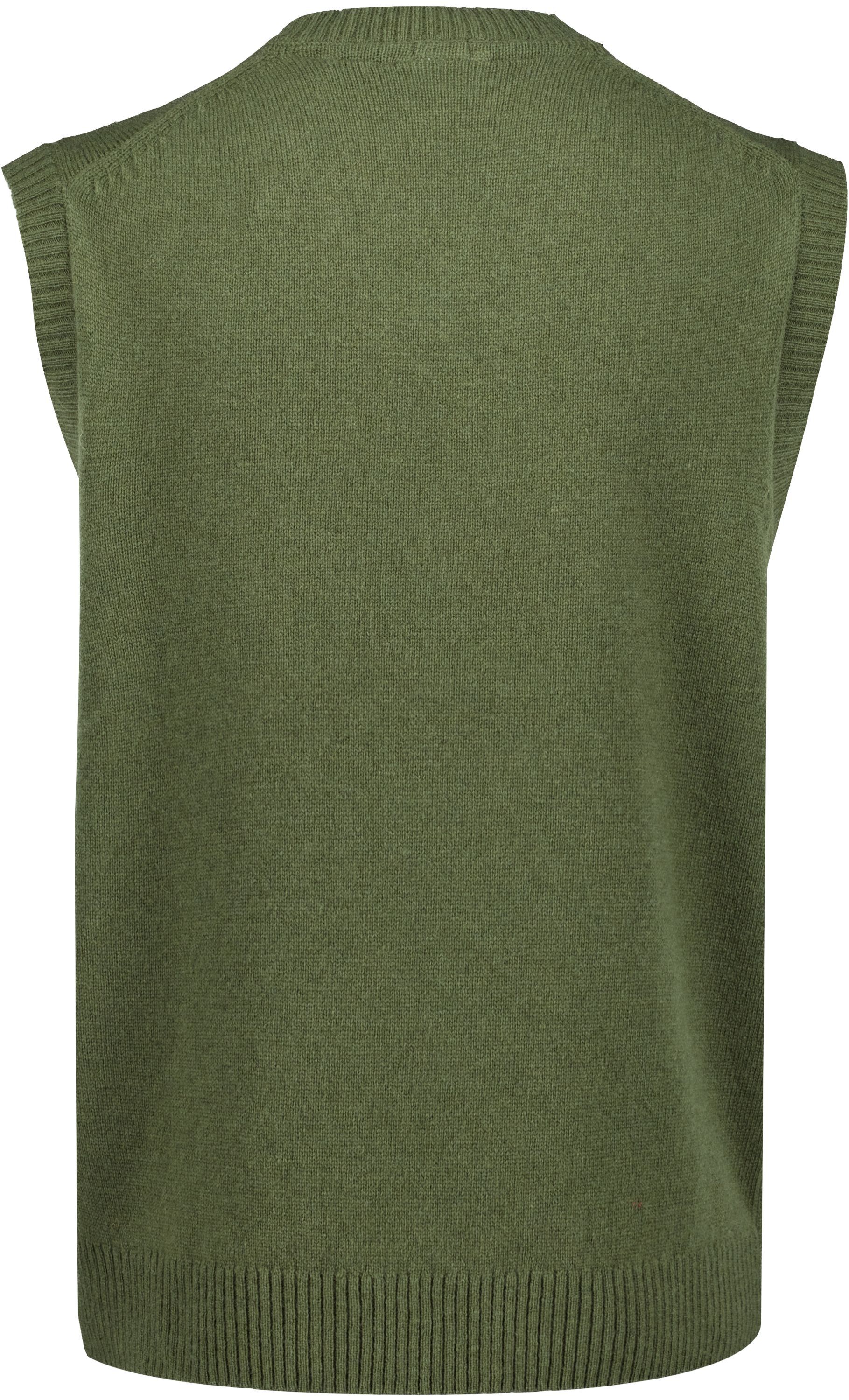 Lambswool button slipover