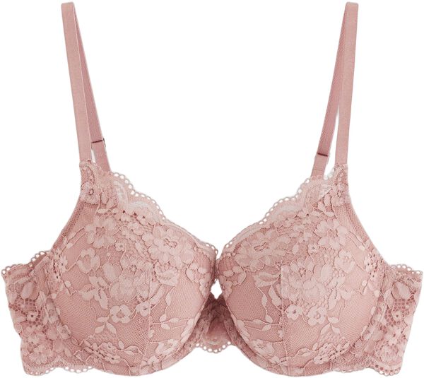 Lilja t-skjorte-BH med blonder