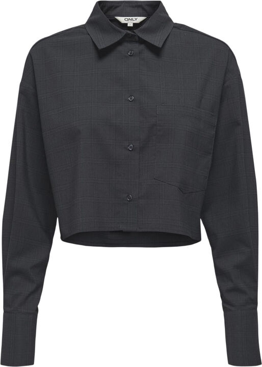 ONLNIARA L/S CHECK SHORT SHIRT TLR