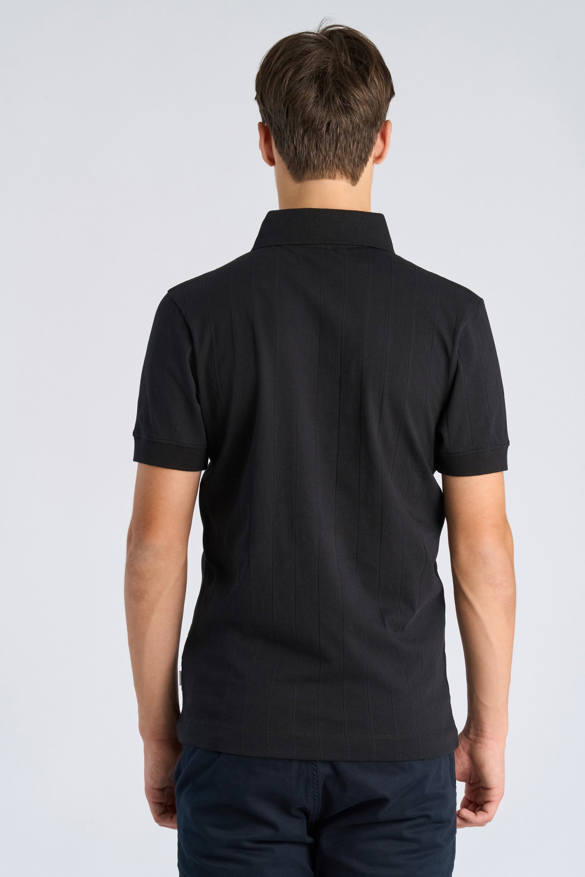 Needle drop polo S/S