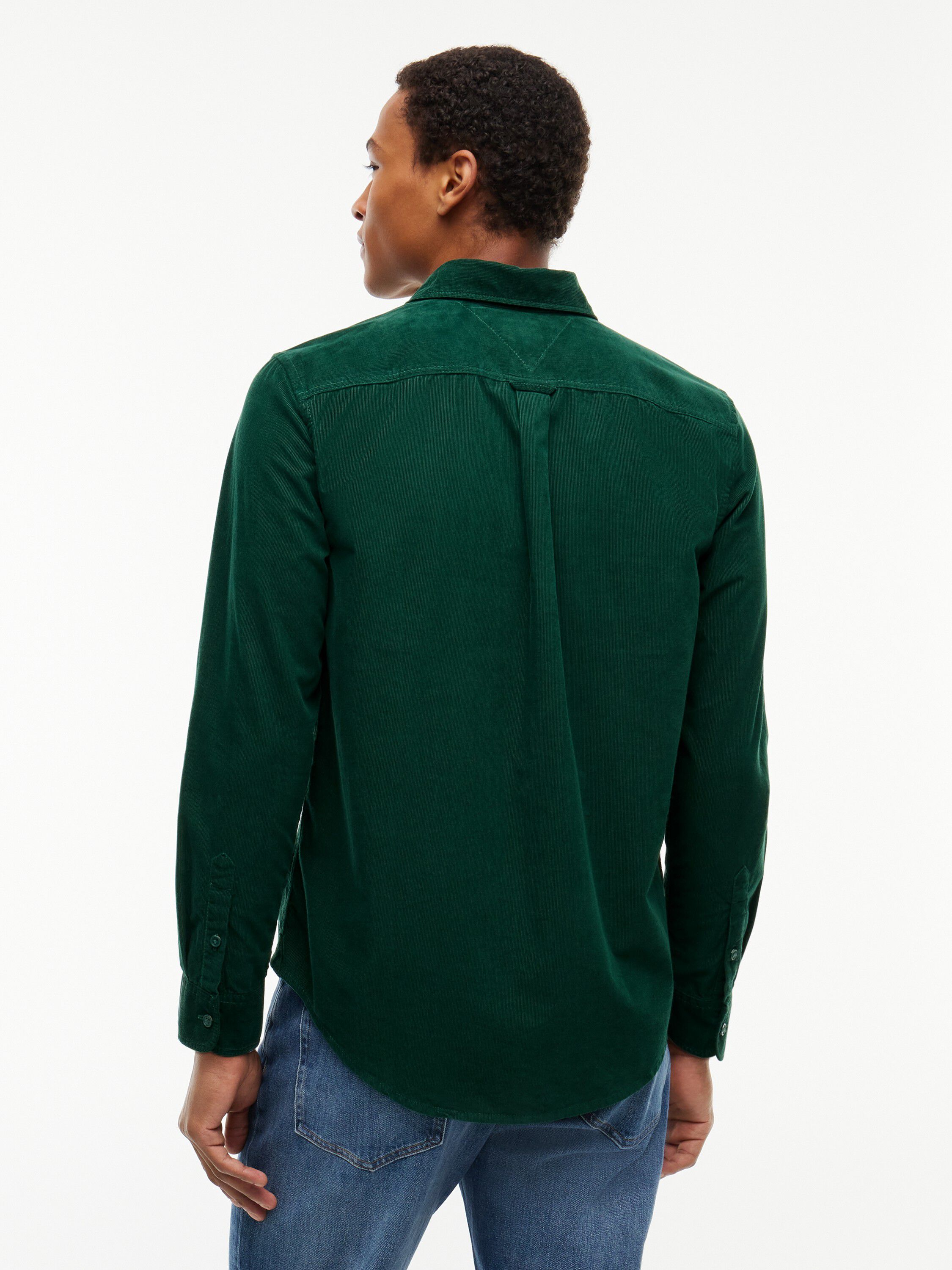 Regular Fit Button-Down Corduroy Shirt