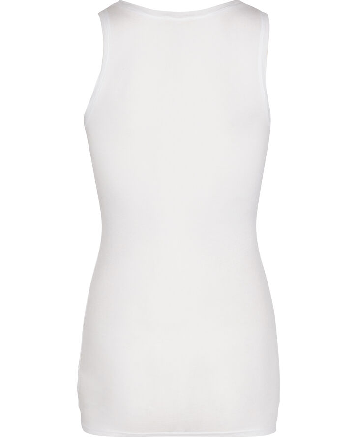 Round collar tank top
