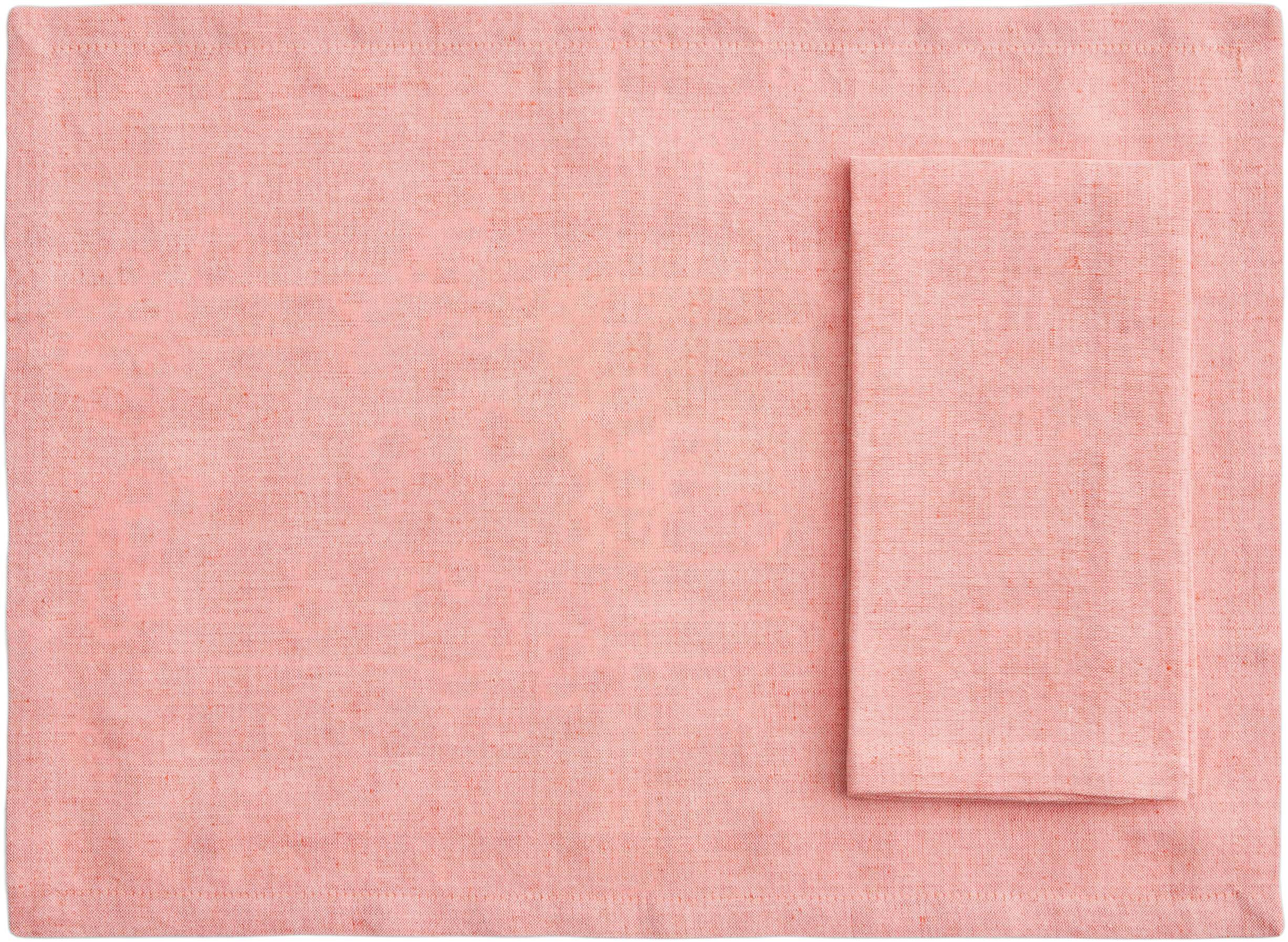 Tavolo Napkin/Placemat-Set of 4-Soft coral