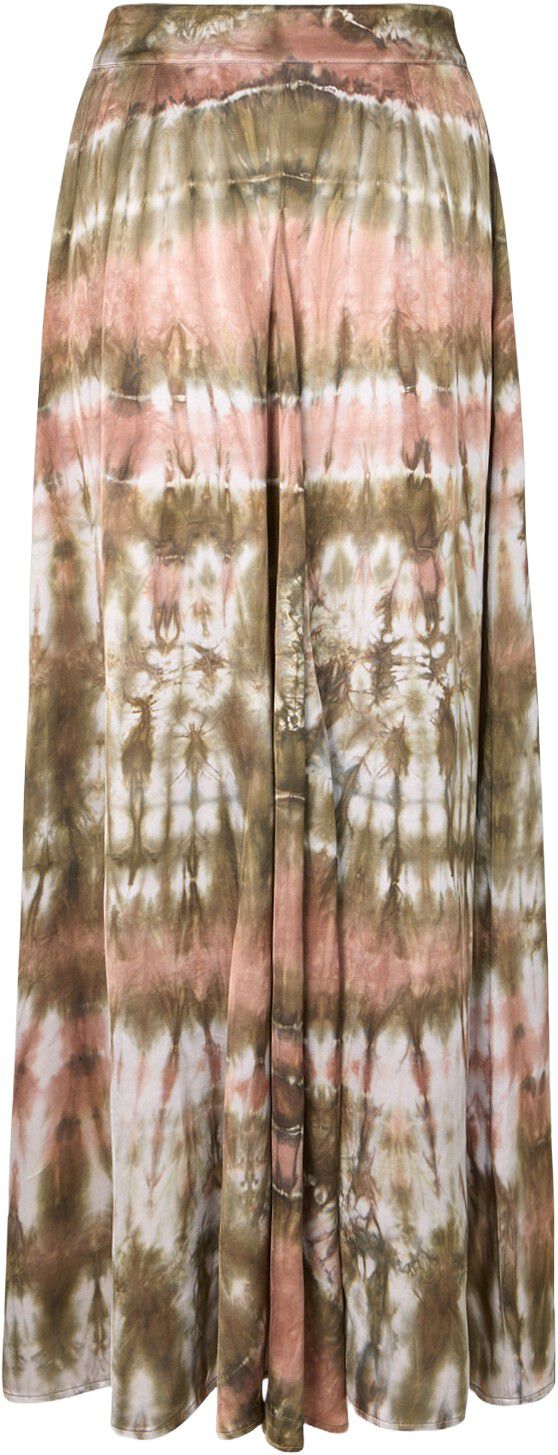 Lava print button skirt - Henriette