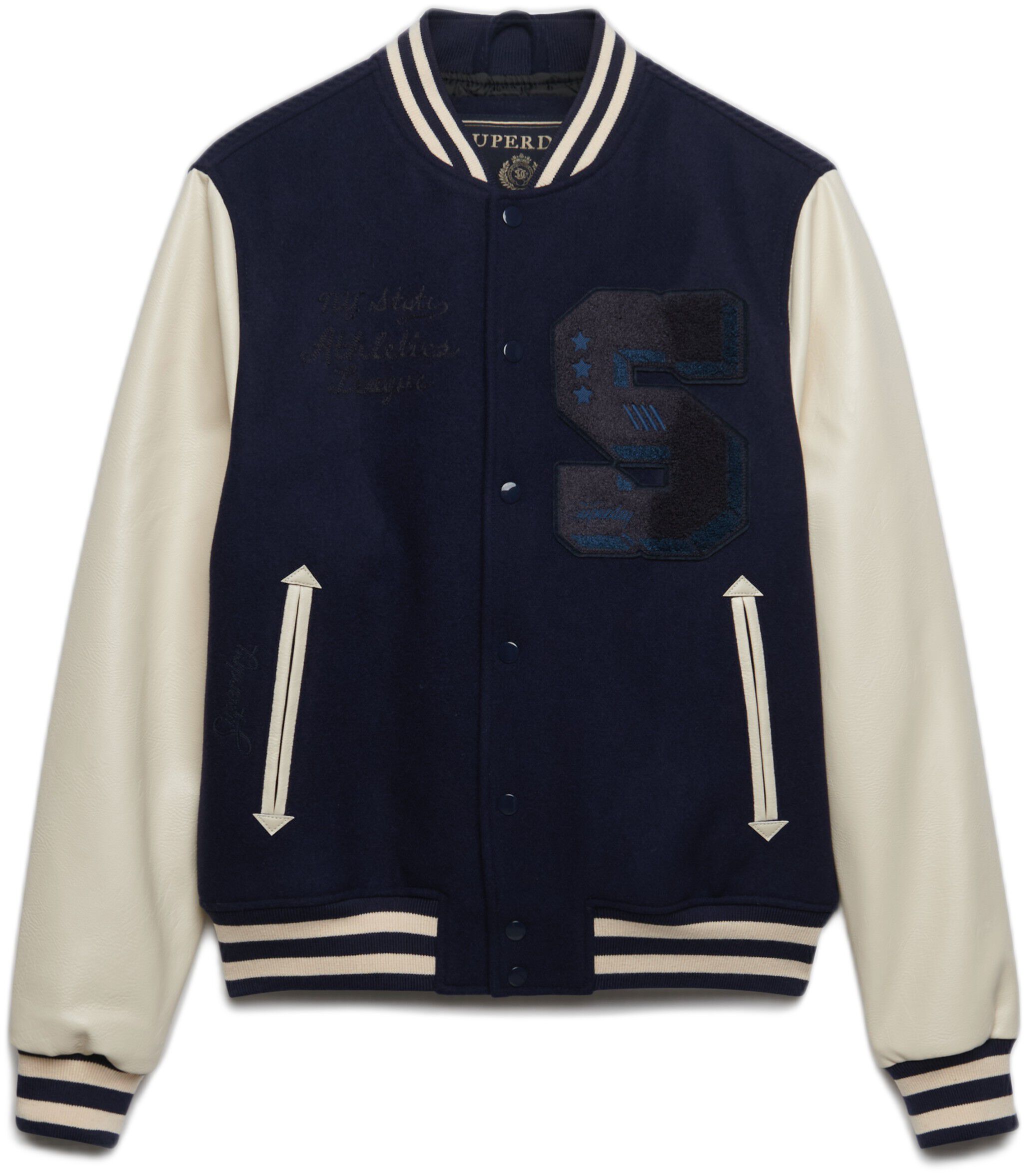 VINTAGE PATCHED VARSITY JKT