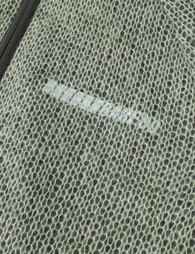 Janitor'' Double Layer Zip Cardiga