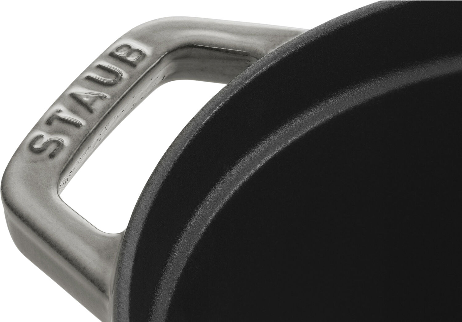 Oval Cocotte 31cm Graphite grey Staub