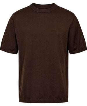 Morgan 5 Loose fit strikket t-shirt - 100% merinould RWS