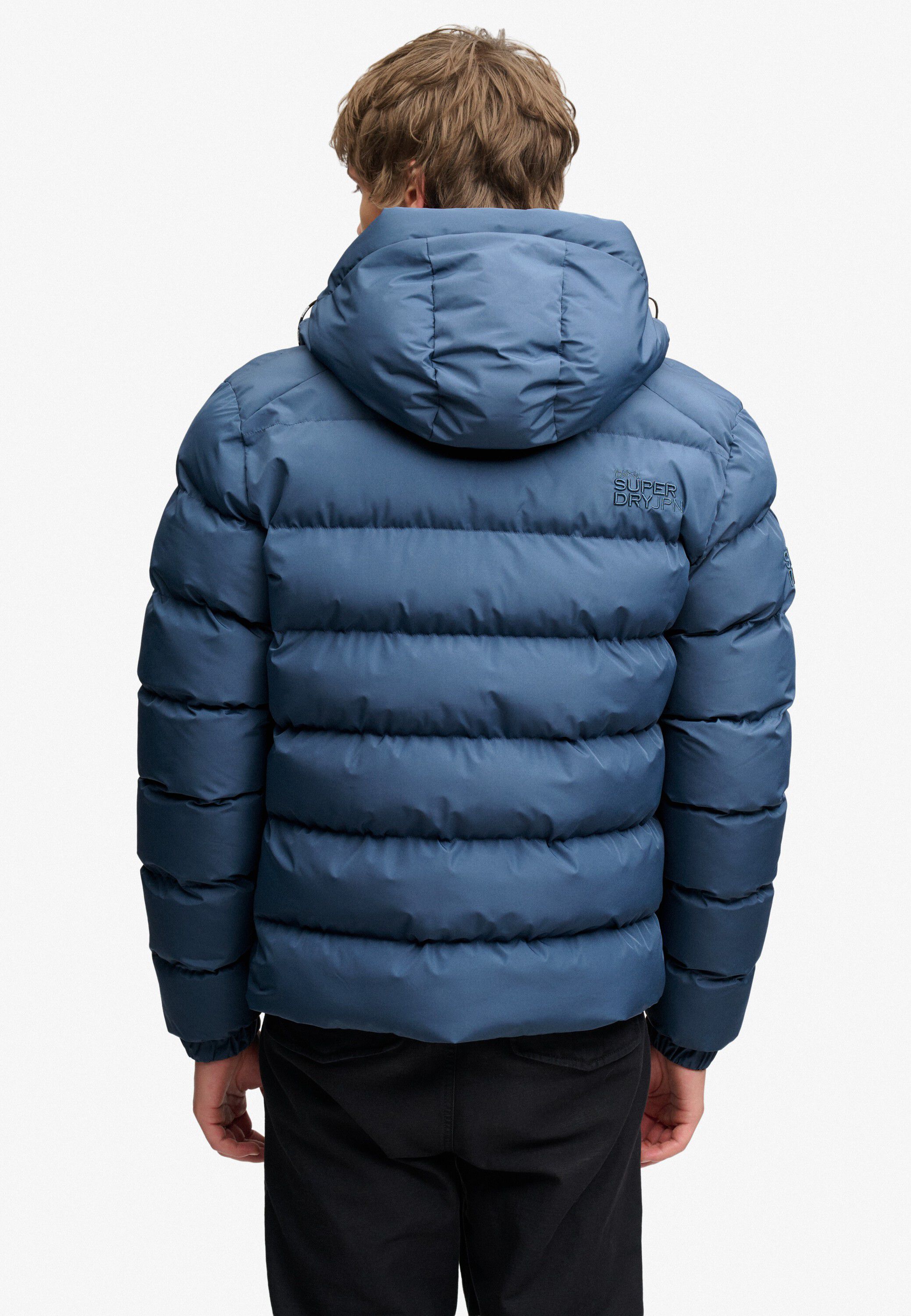 HOODED SPORTS PUFFER JACKET