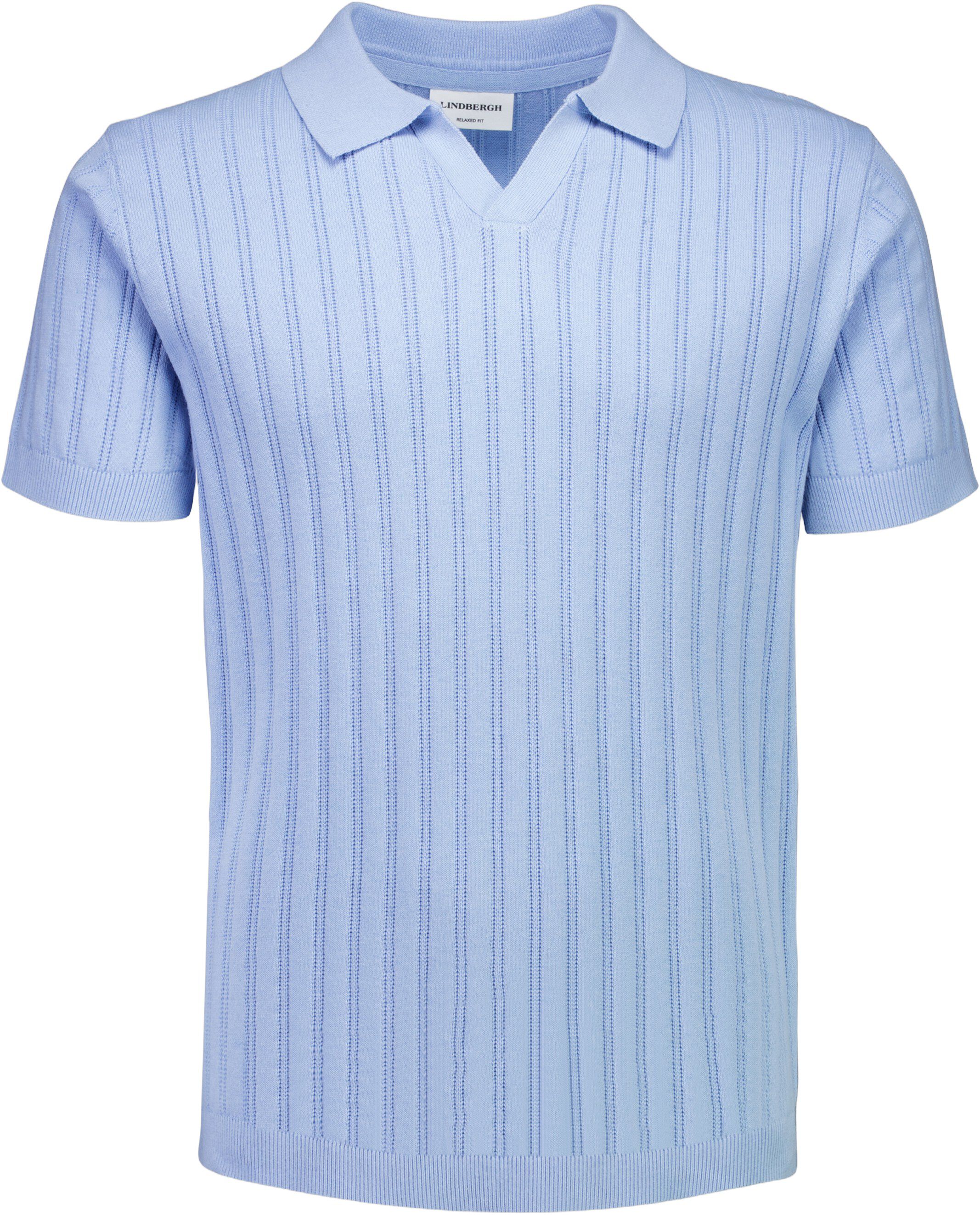 Knitted S/S v-neck polo