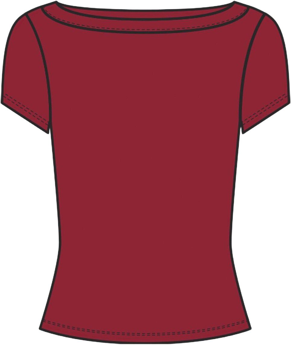 Jxfifi Str Ss Boatneck Tee Jrs