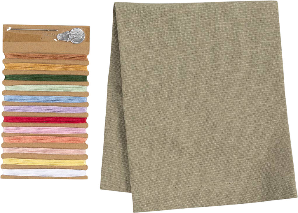 Mini DIY Kit Broderi, Serviet