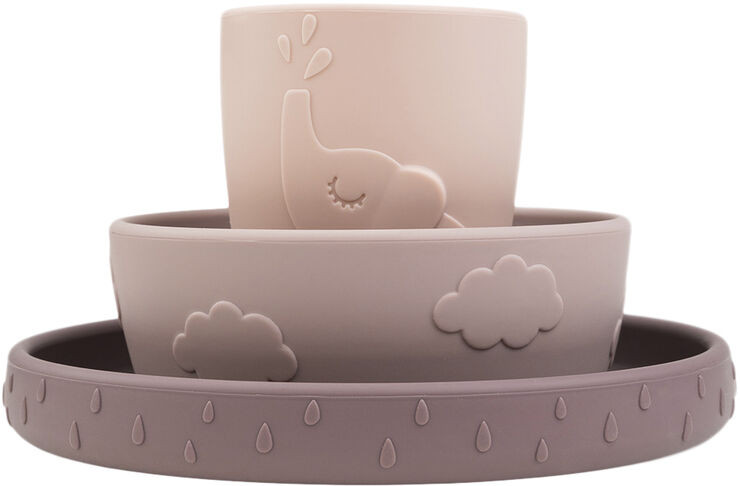 Stick&Stay spisesæt Deer friends Pudder