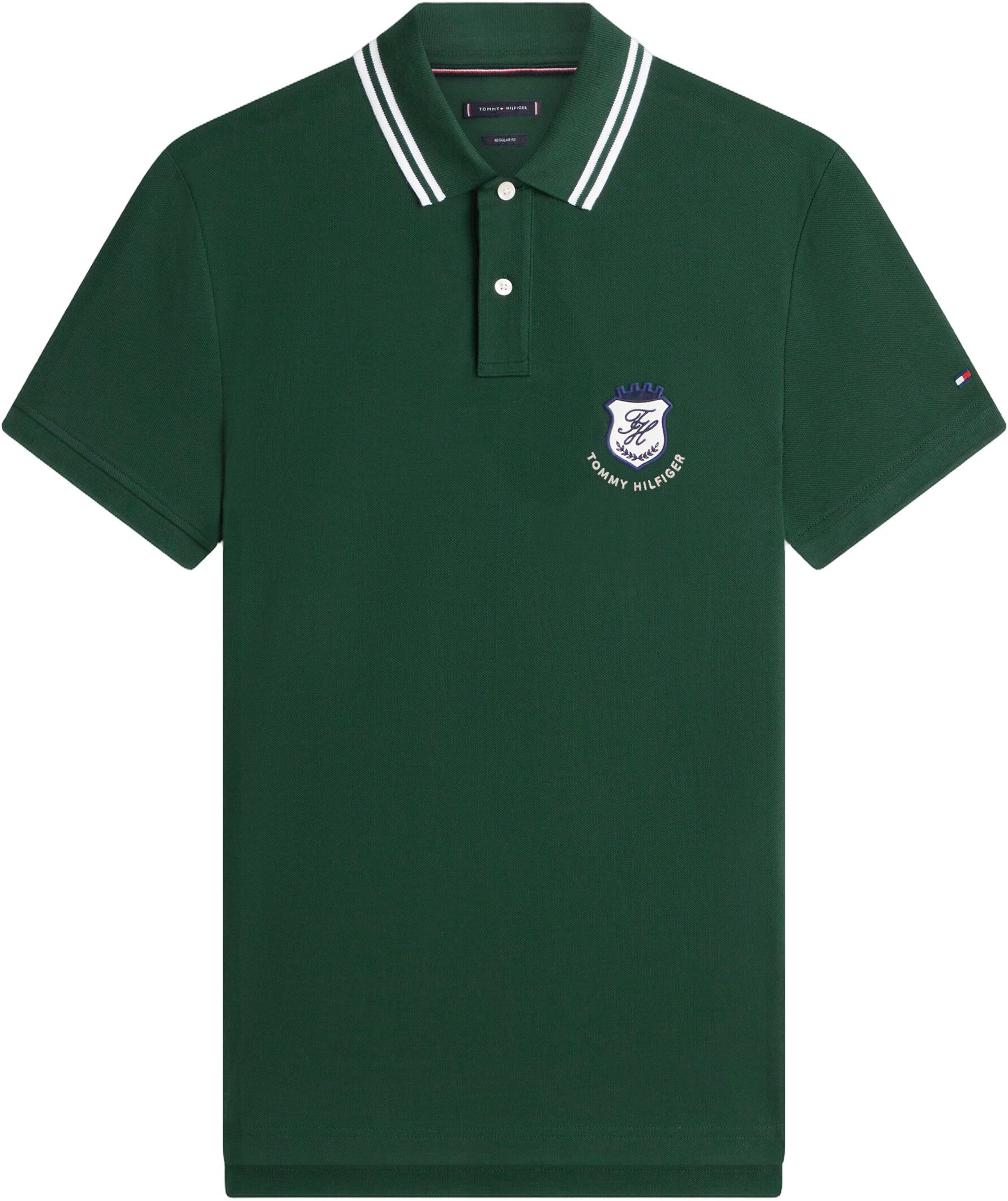 Regular Fit Crest Appliqu&eacute; Polo Shirt
