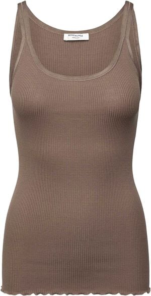 RWBelle Silk U-neck Strap Elastic Top
