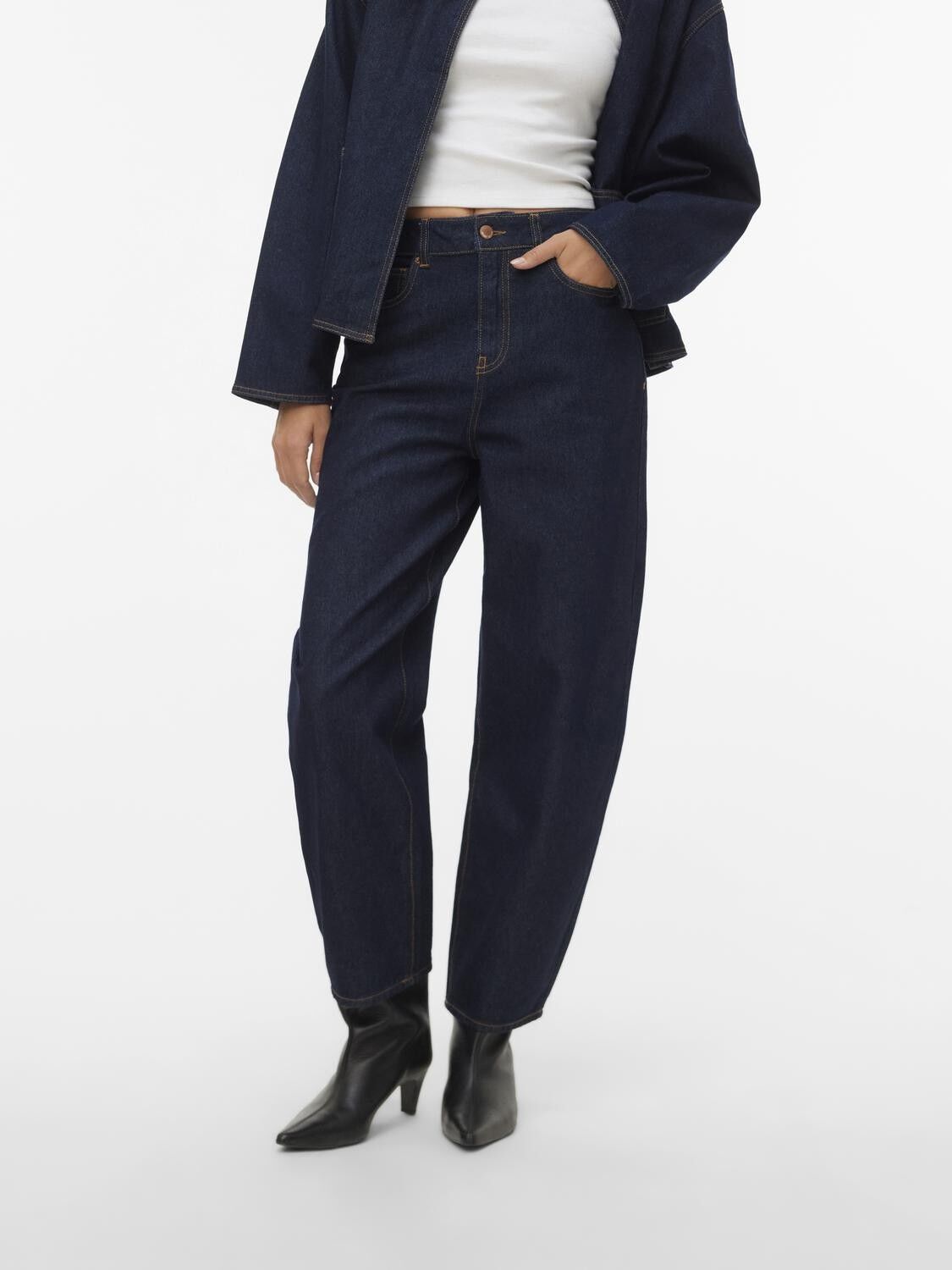 AWEVELINE HR BARREL DNM JEANS SI333